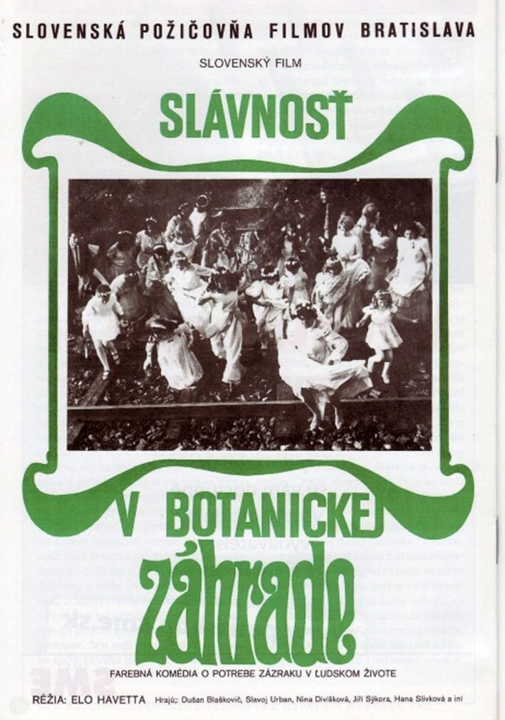 Celebration in the Botanical Garden poster