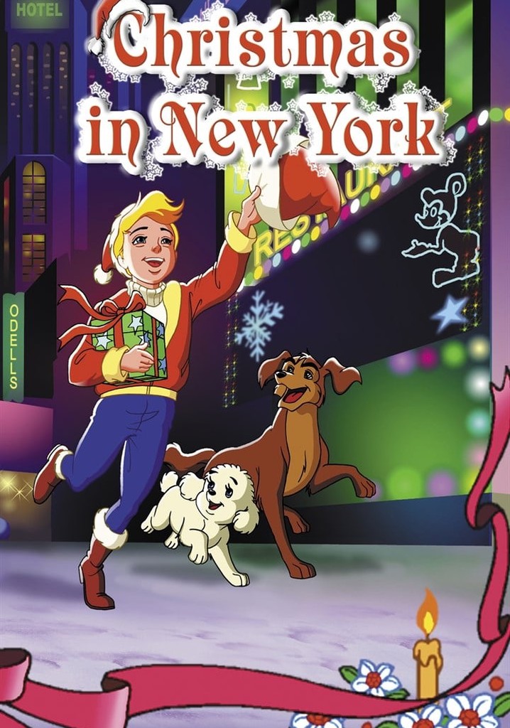 Christmas in New York poster