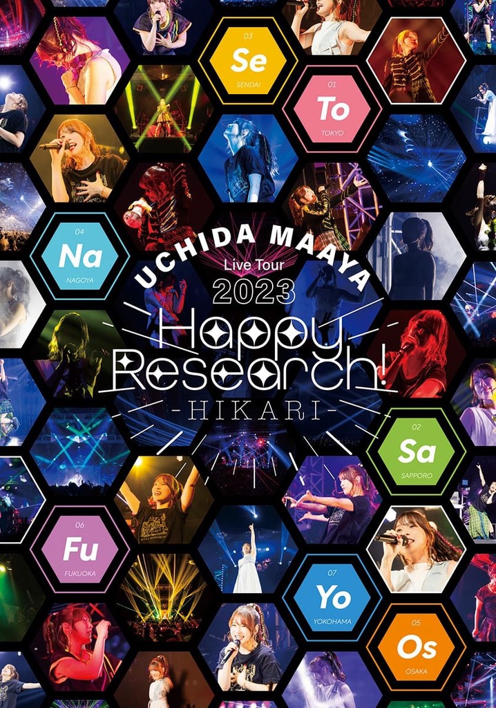 UCHIDA MAAYA Live Tour 2023 Happy Research! -HIKARI- poster