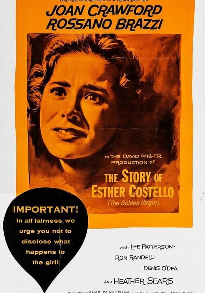 The Story of Esther Costello poster