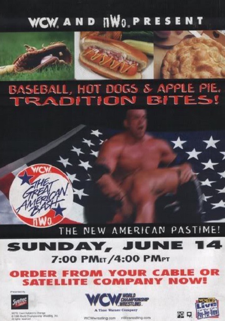 WCW The Great American Bash 1998 poster