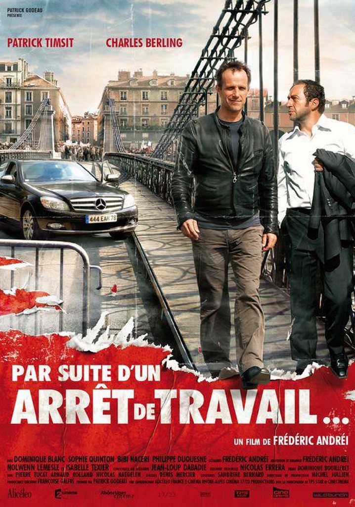 Par suite d'un arrêt de travail... poster