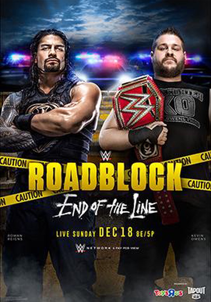 WWE Roadblock: End of the Line 2016 poster