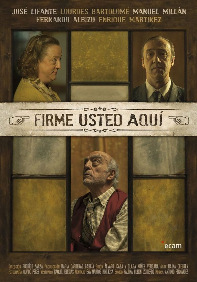 Firme Usted Aquí poster