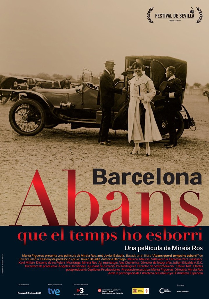 Barcelona, abans que el temps ho esborri poster