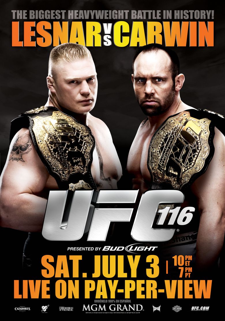 UFC 116: Lesnar vs. Carwin poster