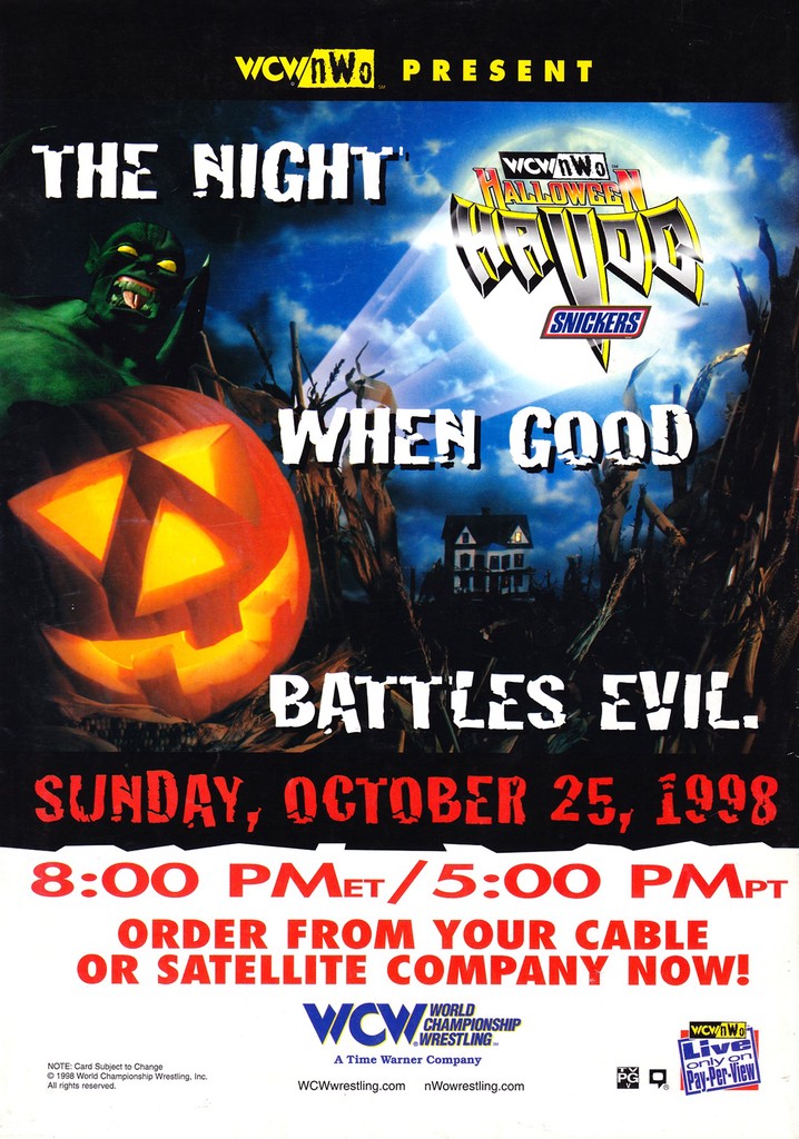 WCW Halloween Havoc 1998 poster