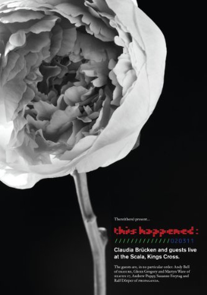 This Happened: Claudia Brücken Live at the Scala poster