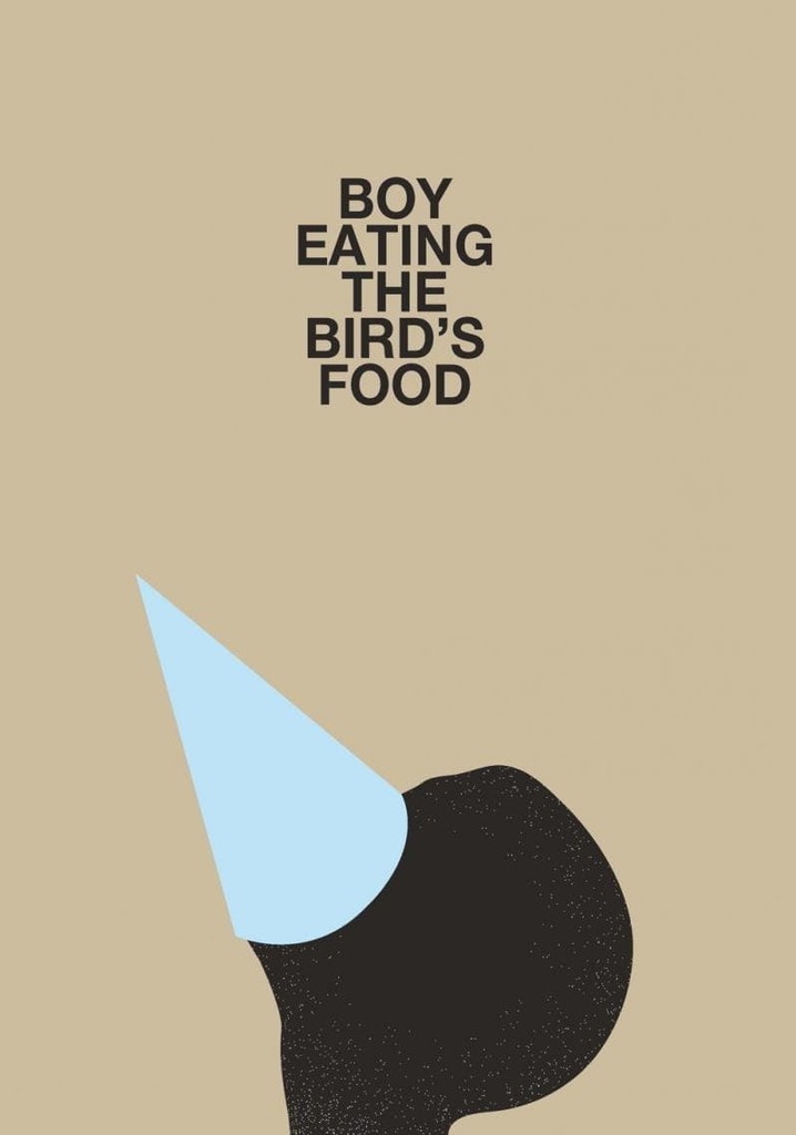 Boy Eating the Bird's Food poster