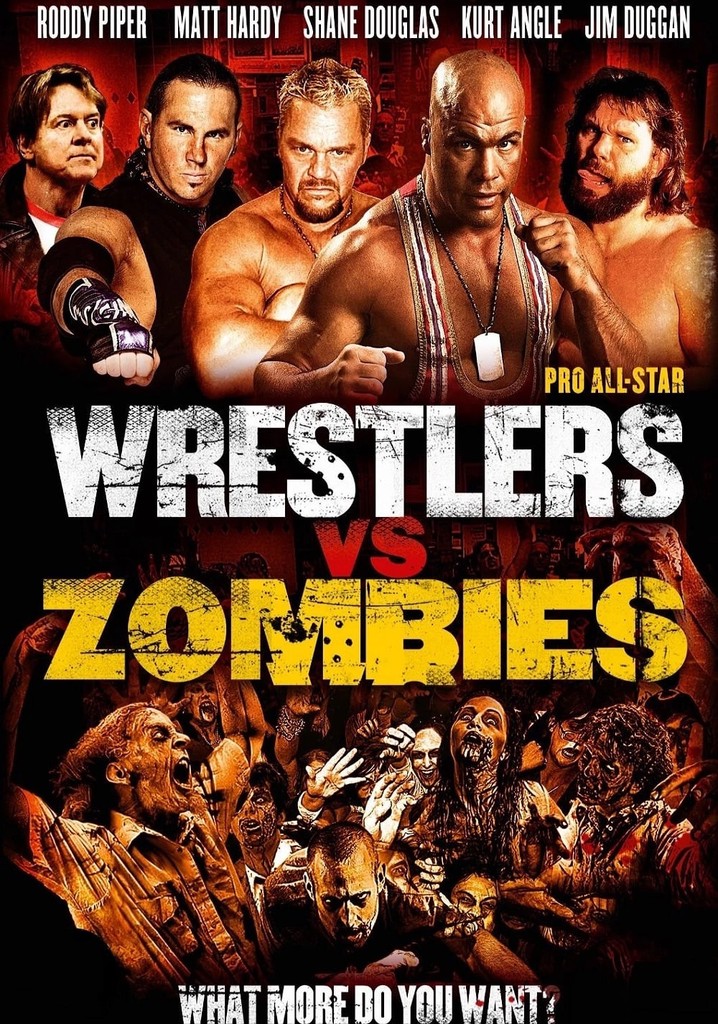 Pro Wrestlers vs Zombies poster