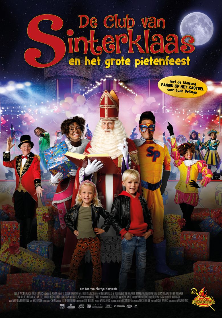 De Club van Sinterklaas en het grote pietenfeest poster