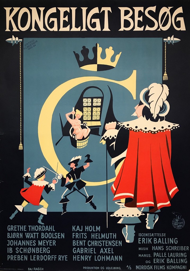 Kongeligt besøg poster