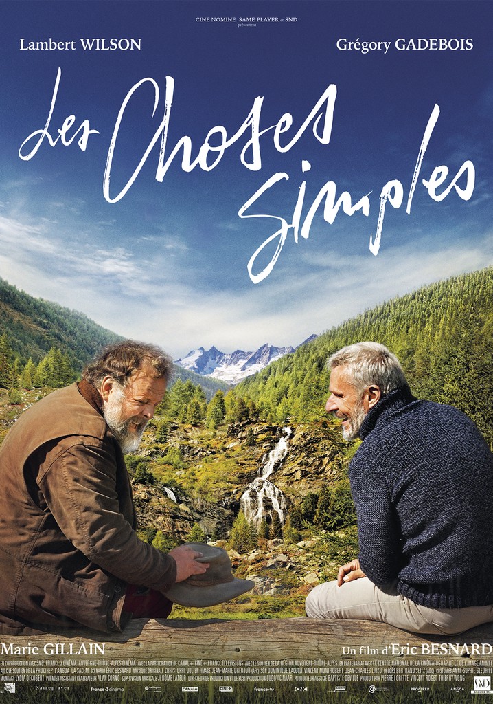 Les choses simples poster