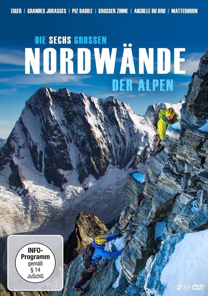 The Six Great North Faces of the Alps poster
