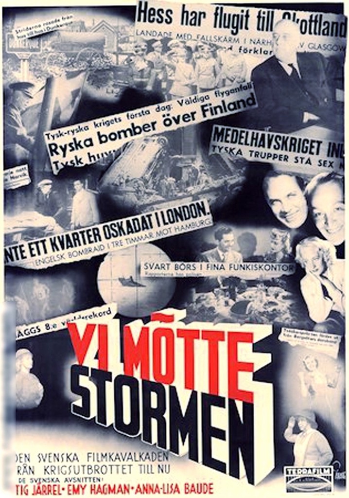 Vi mötte stormen poster