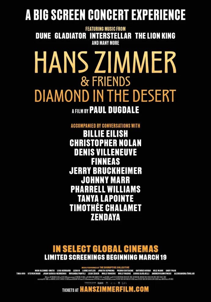 Hans Zimmer & Friends: Diamond in the Desert poster