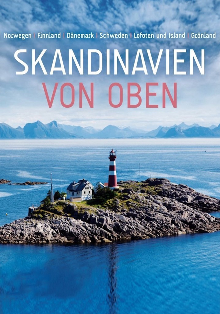 Skandinavien von oben poster