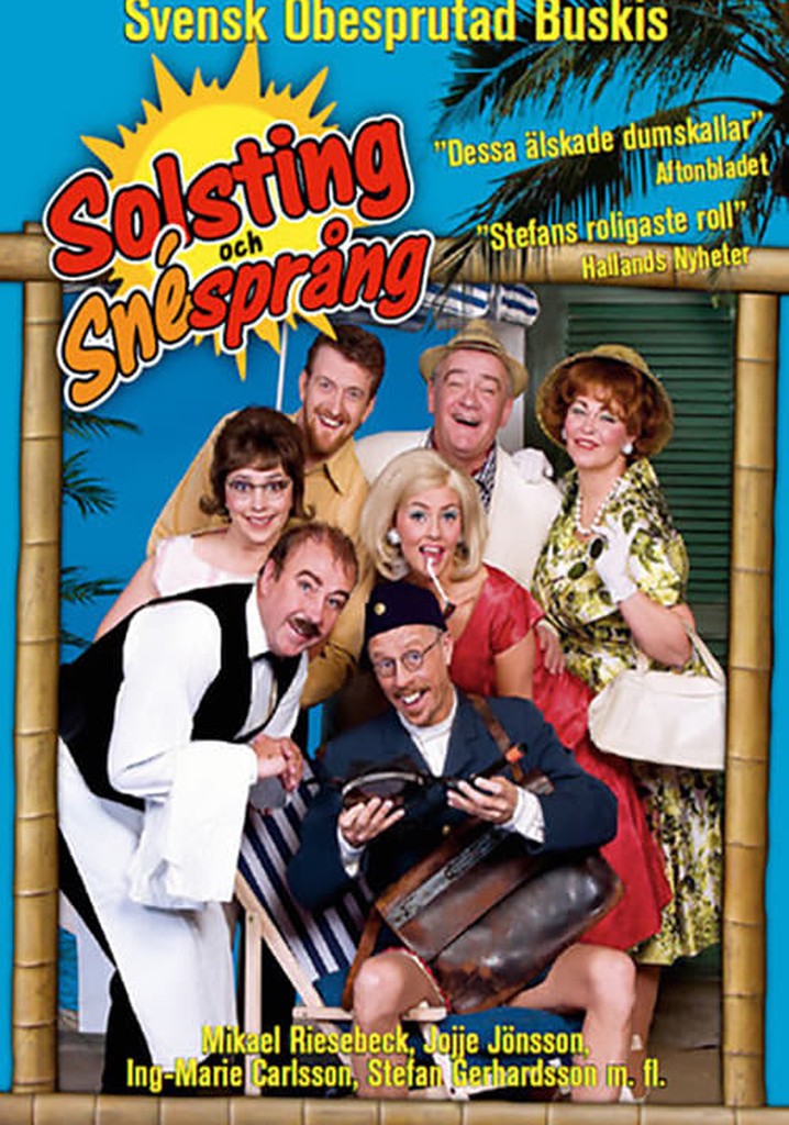 Solsting och snésprång poster