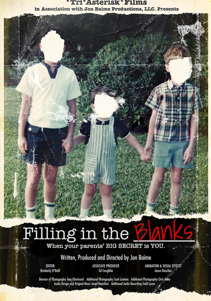Filling in the Blanks poster