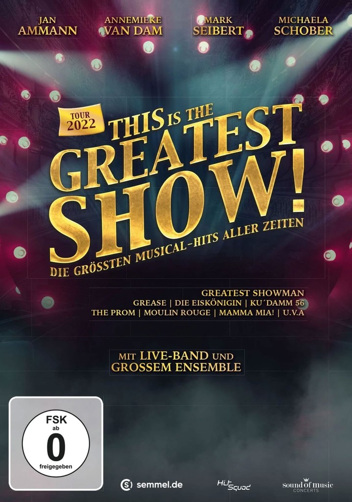 This Is the Greatest Show Tour 2022 poster