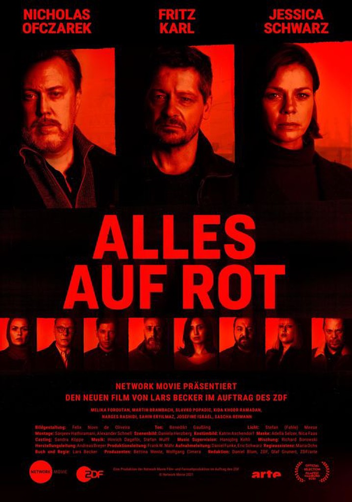 Alles auf Rot poster
