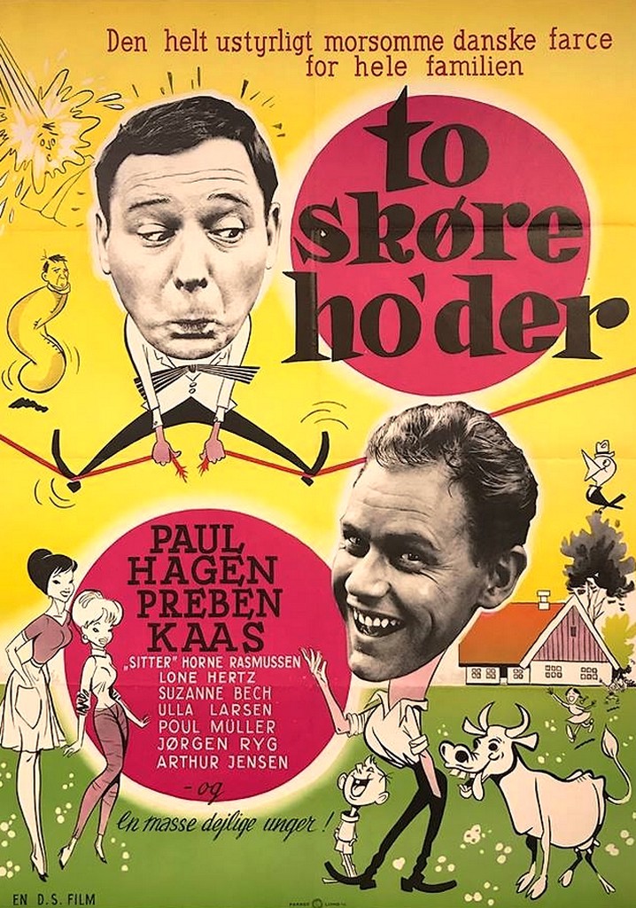 To skøre ho'der poster