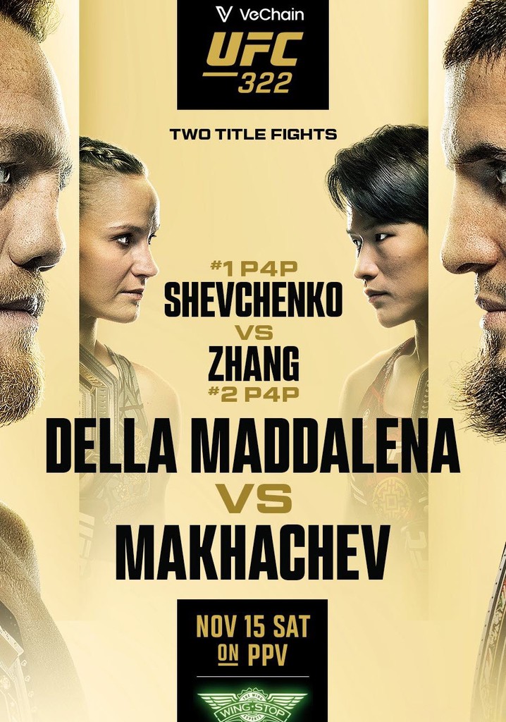 UFC 322: Della Maddalena vs. Makhachev poster