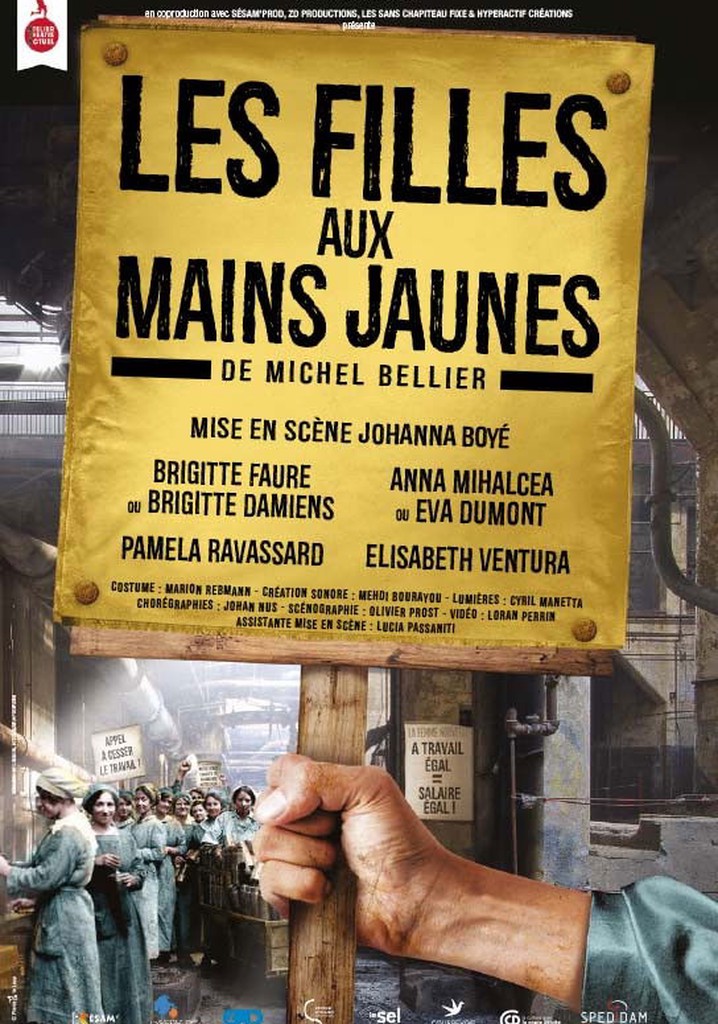 Les Filles Aux Mains Jaunes poster