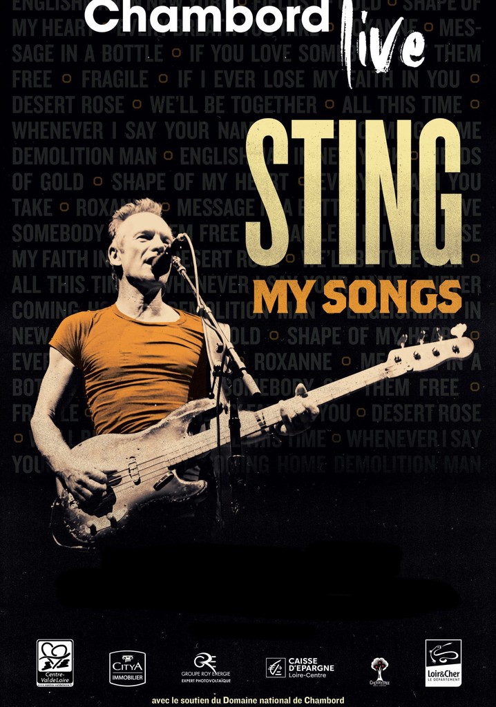 Sting : My Songs au château de Chambord poster