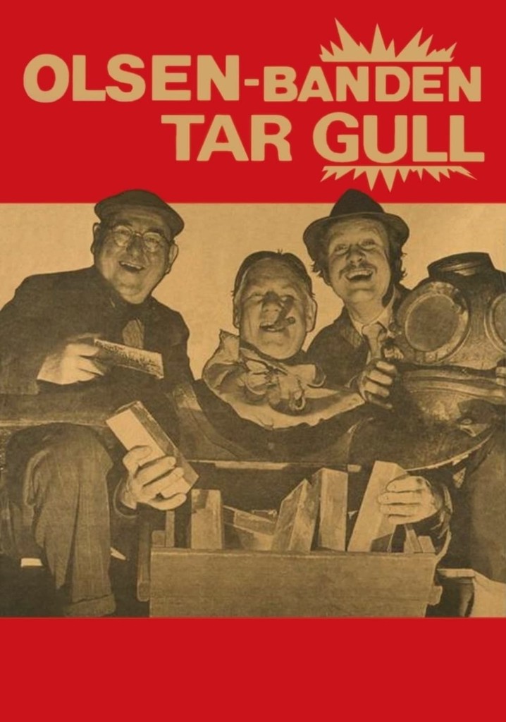 Olsenbanden tar gull poster