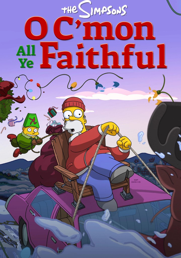 The Simpsons: O C'mon All Ye Faithful poster