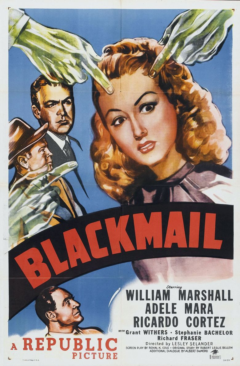 Blackmail poster