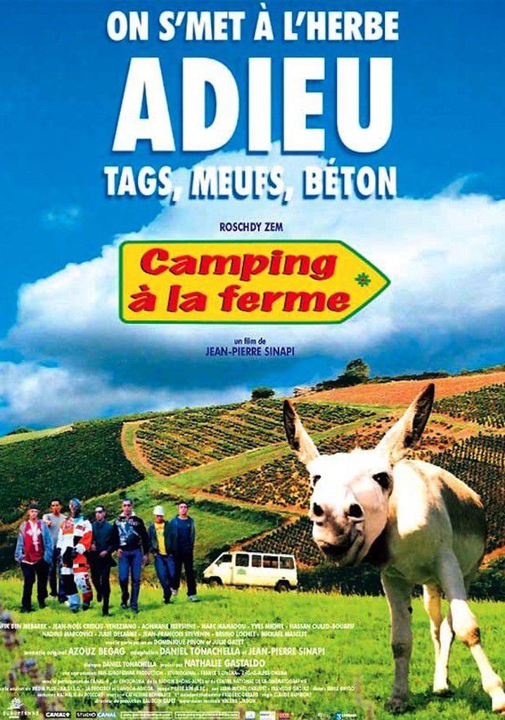 Camping à la ferme poster