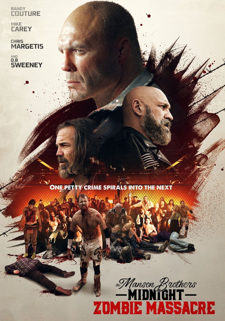 The Manson Brothers Midnight Zombie Massacre poster