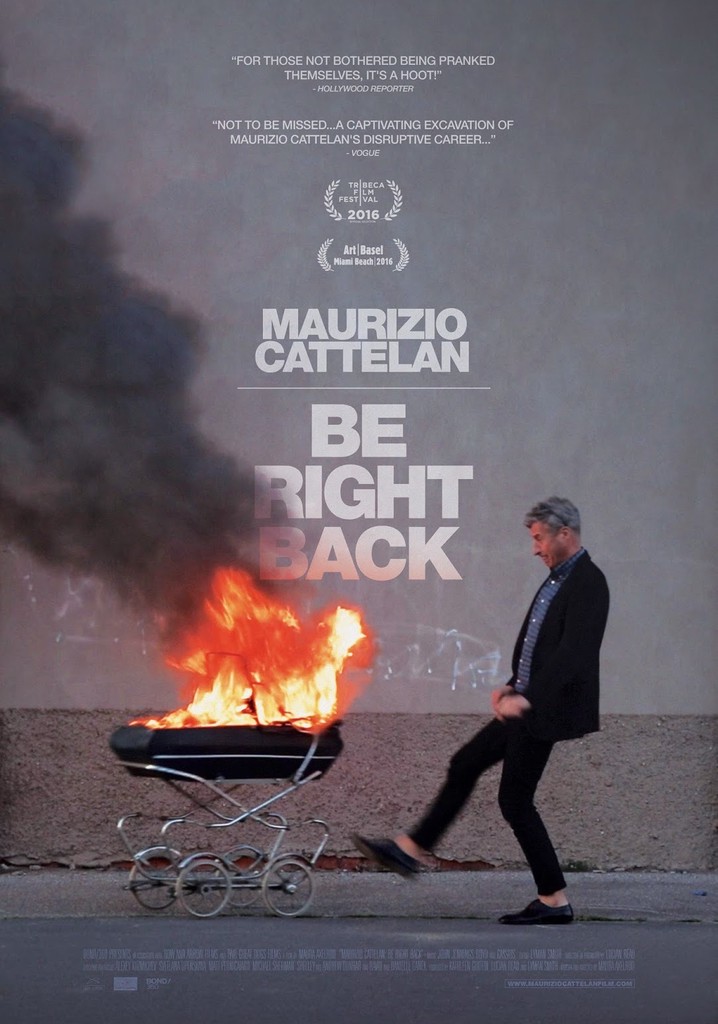 Maurizio Cattelan: Be Right Back poster
