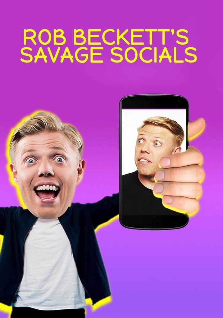 Rob Beckett's Savage Socials poster