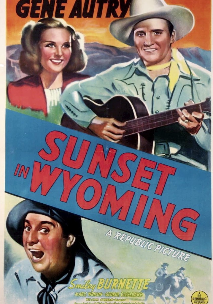 Sunset in Wyoming poster