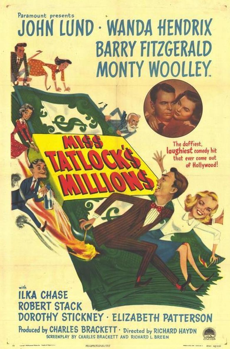 Miss Tatlock's Millions poster