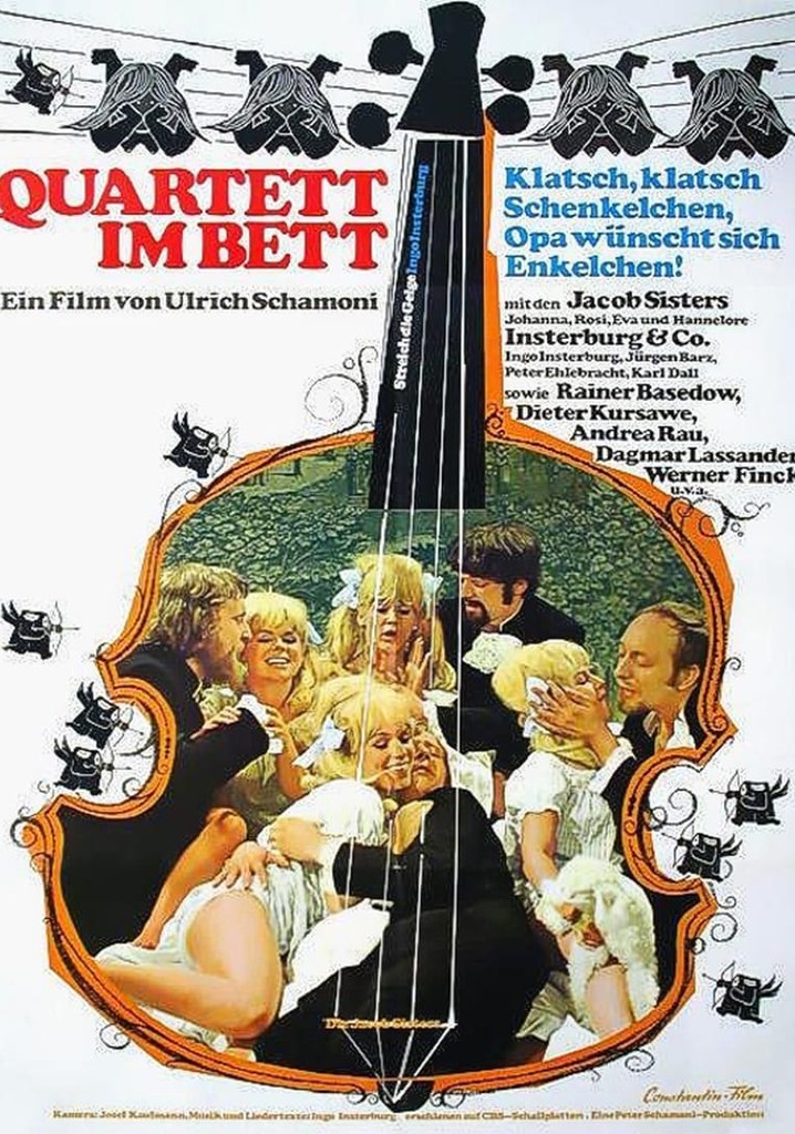 Quartett im Bett poster