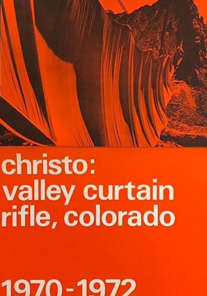 Christo's Valley Curtain poster