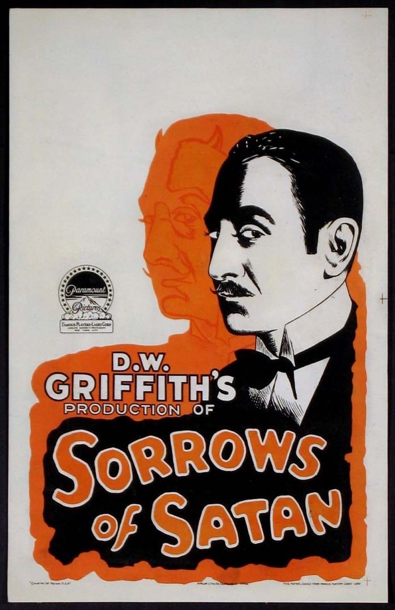 The Sorrows of Satan poster