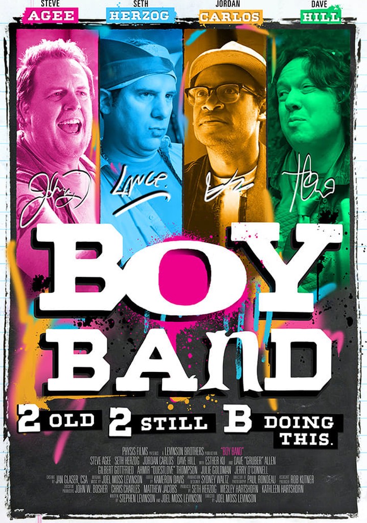 Boy Band poster