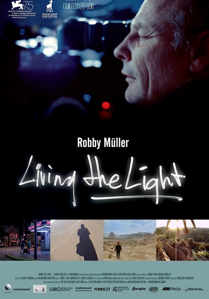 Living the Light: Robby Muller poster