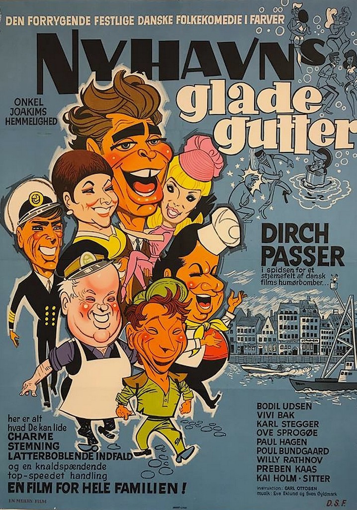 Nyhavns glade gutter poster