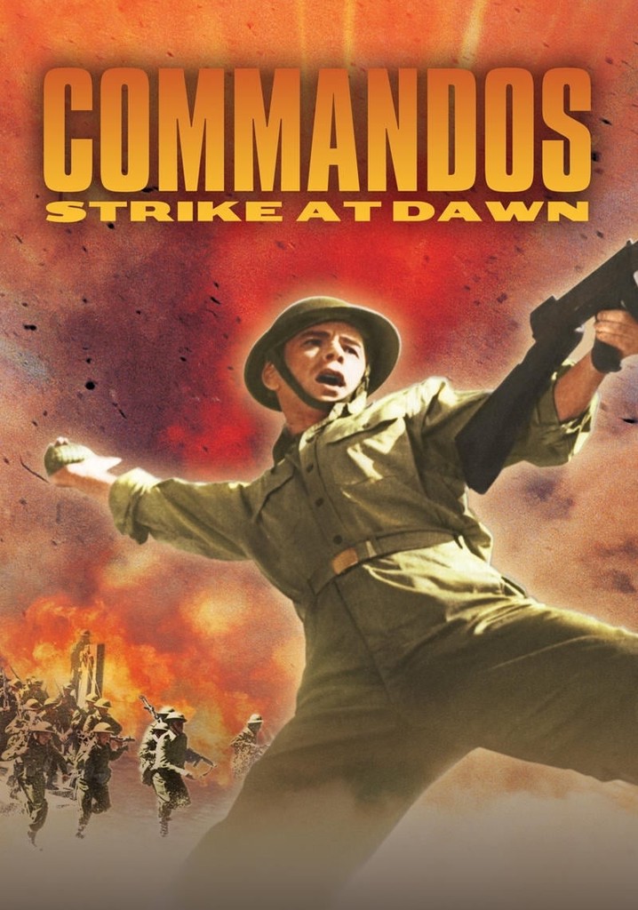 Commandos Strike at Dawn poster