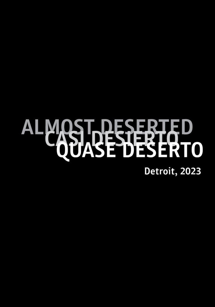 Quase Deserto poster