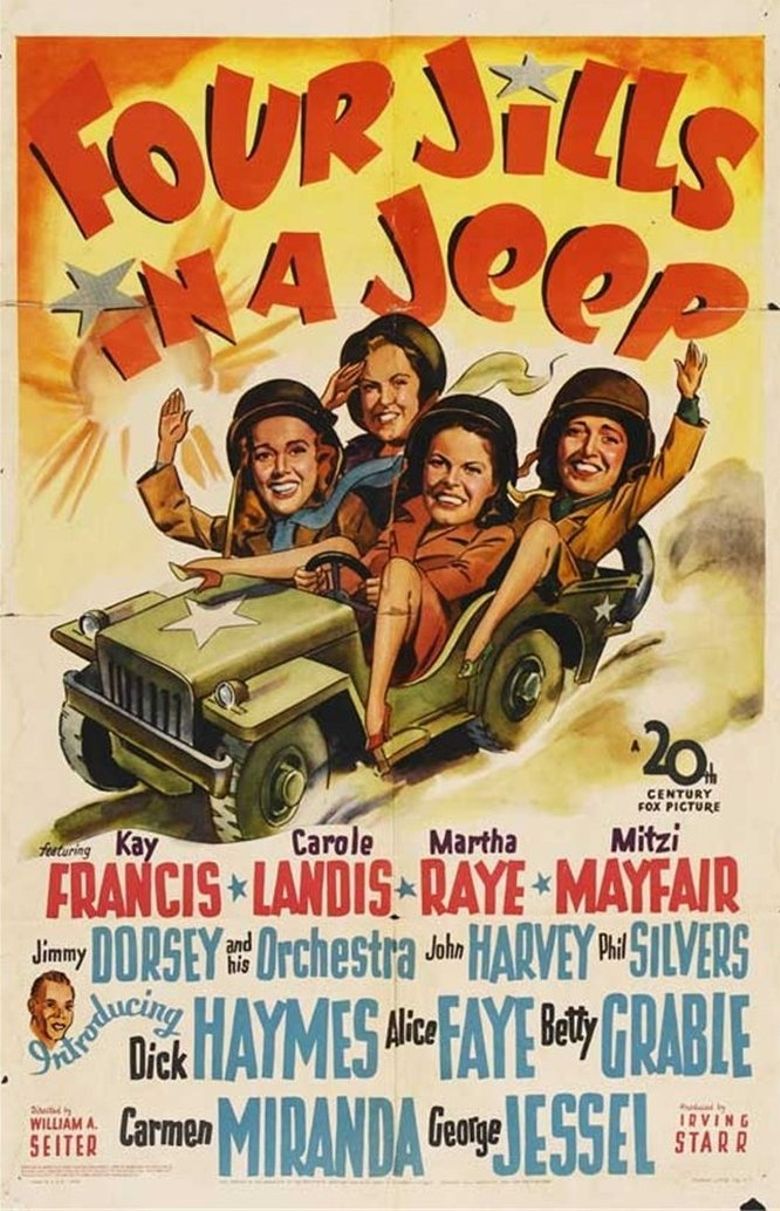 Four Jills in a Jeep poster