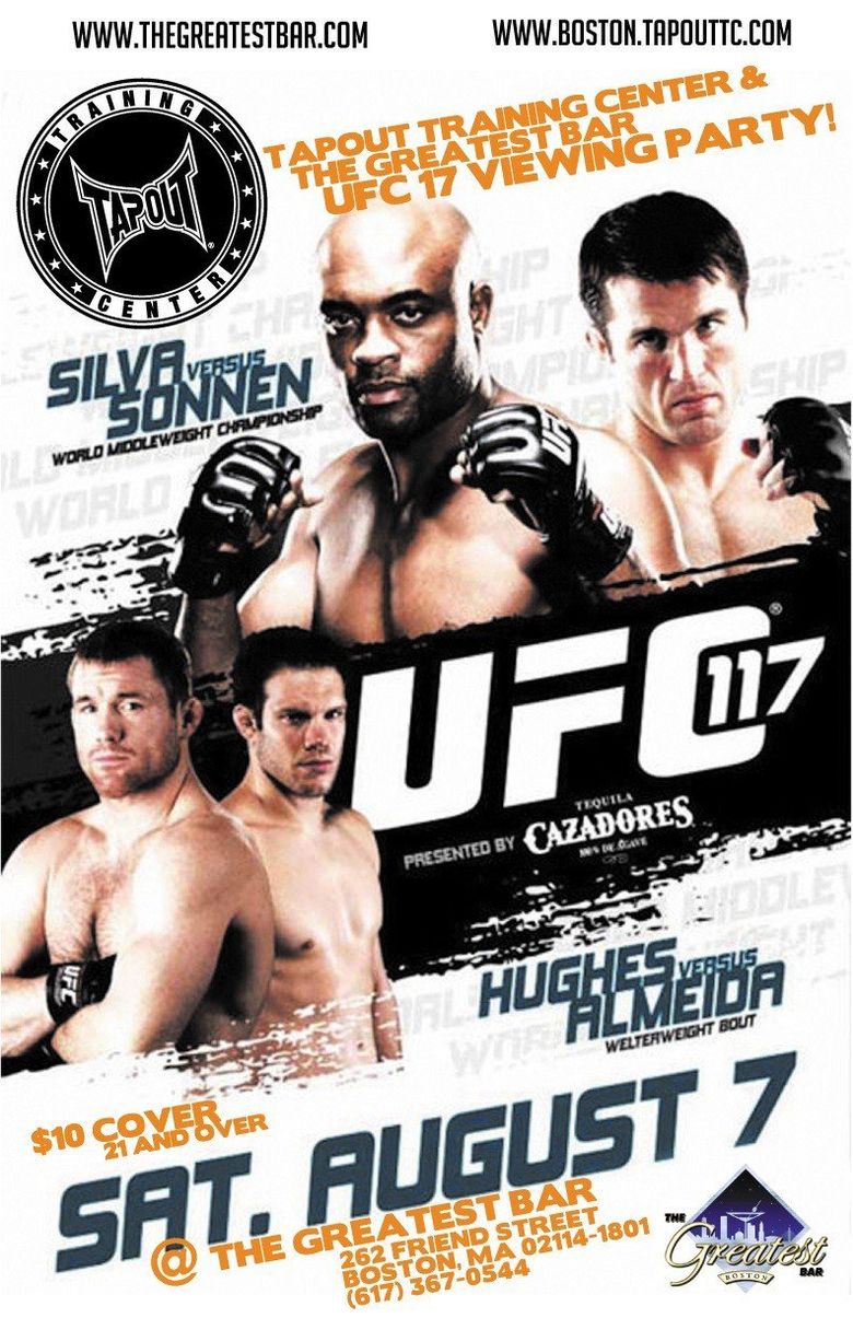 UFC 117: Silva vs. Sonnen poster