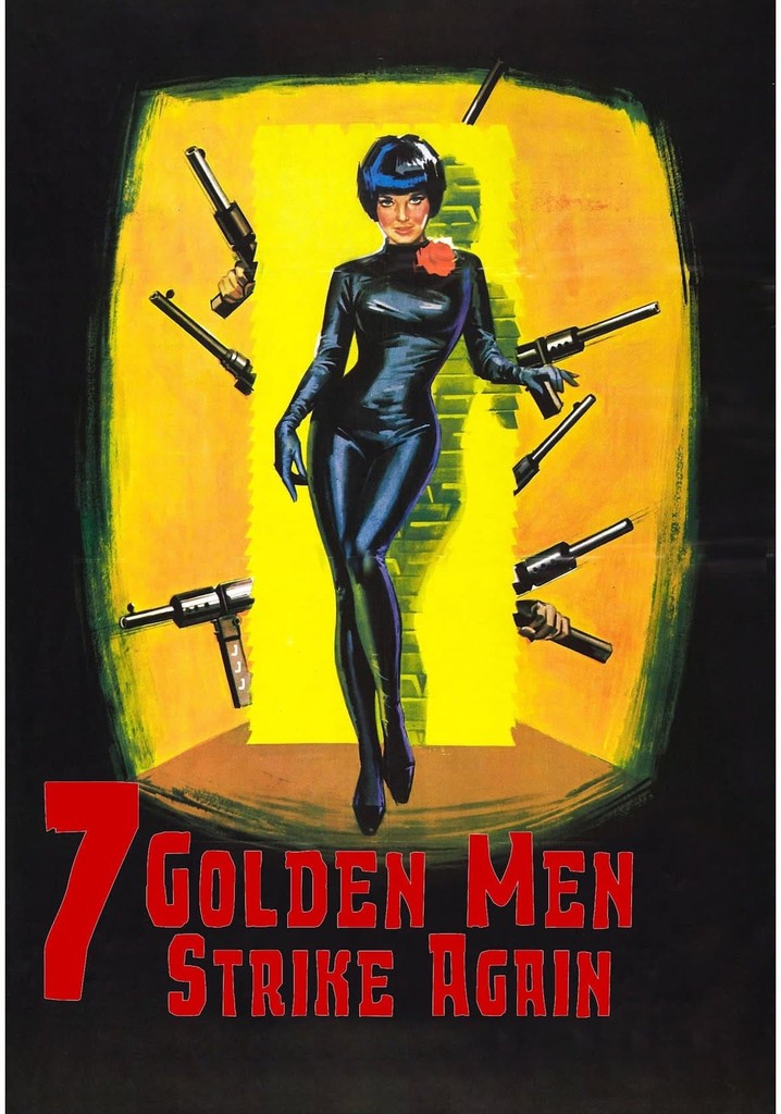 Seven Golden Men Strike Again poster