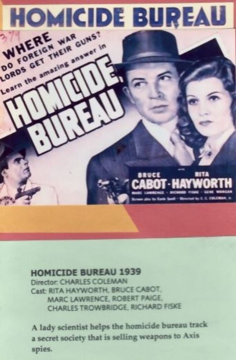 Homicide Bureau poster